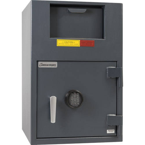 Amsec BWB2020FLNL Wide Body B-Rate Front Load Depository Safe, Charcoal Gray, Combination Dial