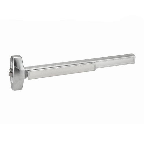 Cal-Royal A7700EO36 US32D A7700 Series ADA Rim Exit Device, 36in, Hex Dogging, Grade 1, Stainless Steel