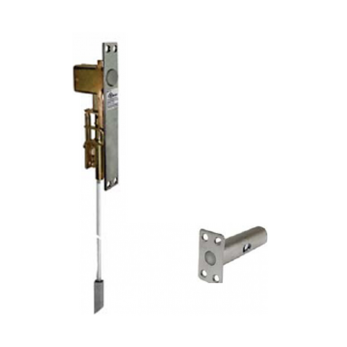 Cal-Royal AUXSLAFLM3 US26D Auto Flush Bolt for Metal Doors, Self-Latching, UL Listed, Satin Chrome