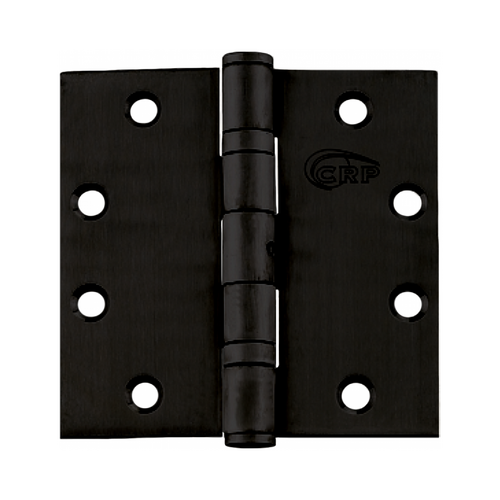 Cal-Royal BB31 US1 5 Knuckle Full Mortise Hinge, 4.5in x 4.5in, US1 Flat Black, 2 Ball Bearings