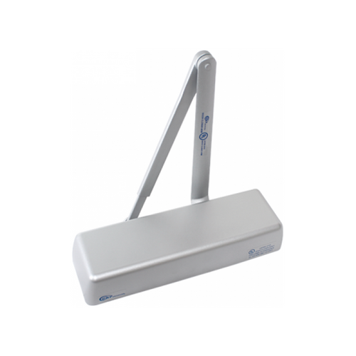 Cal-Royal CR441 ALUM Heavy Duty Hydraulic Door Closer, Cast Iron, Size 1-6, Adjustable Speed