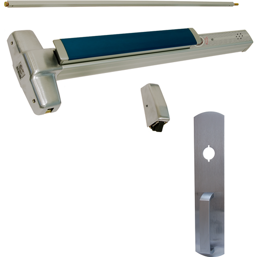 Von Duprin RX-9927NL-626-48-LBR-ALK Alarmed Exit Device Kit with Nightlatch Trim, 48in x 84in, Satin Chrome