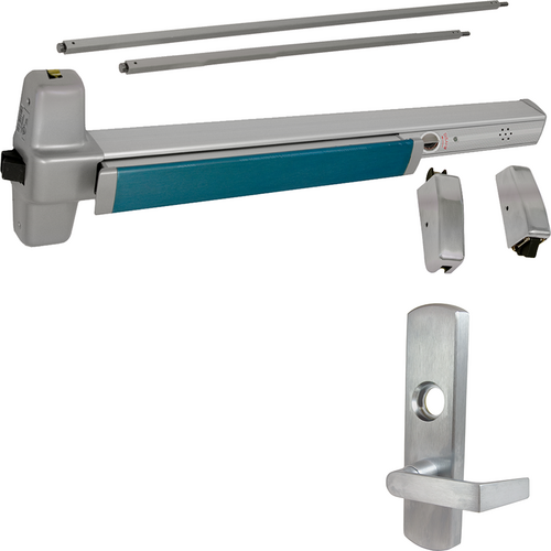 Von Duprin RX-9927L-NL-628-36-RHR-06-ALK Alarmed Exit Device Kit with Nightlatch Lever Trim, RHR, 36