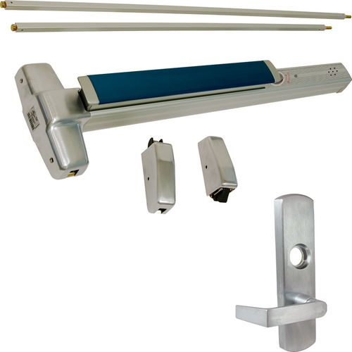 Von Duprin RX-9927L-F-626-36-LHR-06-ALK Alarmed Fire-Rated Exit Device Kit, RX Switch, 996L-06 Lever Trim, Satin Chrome