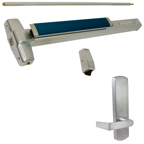 Von Duprin RX-9927L-BE-F-626-48-LBR-LHR-06-ALK Alarmed Exit Device, Fire-Rated, RX Switch, 996L-BE-06 Lever Trim, Satin Chrome