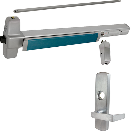 Von Duprin RX-9927L-628-36-LBR-RHR-06-ALK Alarmed RX Exit Device, SVR, 996L-06 Lever Trim, RHR, 36x84, Grade 1, Satin Aluminum