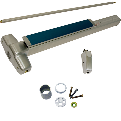 Von Duprin RX-9827NL-OP-626-36-LBR-ALK Alarmed Exit Device Kit with Nightlatch Trim, 36in x 84in, Satin Chrome