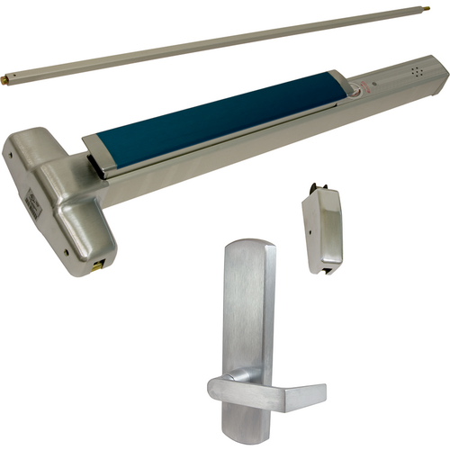 Von Duprin RX-9827L-BE-626-36-LBR-RHR-06-ALK Alarmed Exit Device Kit with 996L-BE-06 Lever Trim, RHR, Satin Chrome