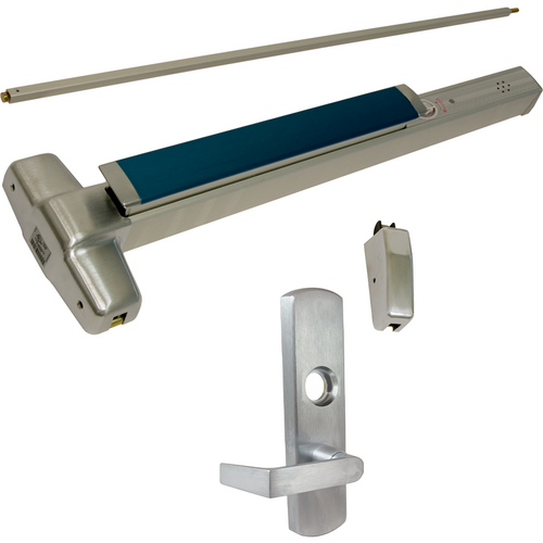 Von Duprin RX-9827L-626-36-LBR-LHR-06-ALK Alarmed Exit Device Kit with Lever Trim, LHR, 36in x 84in, Satin Chrome