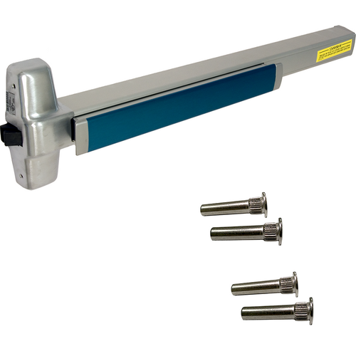 Von Duprin 98EO-630-36 SNB Rim Exit Device, Exit Only, 36in, Hex Dogging, Grade 1, Satin Stainless Steel