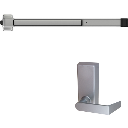 Von Duprin 22L-BE-689-36 RHR Rim Exit Device Kit, 230L-BE Passage Lever Trim, RHR, 36in, Grade 1, Aluminum