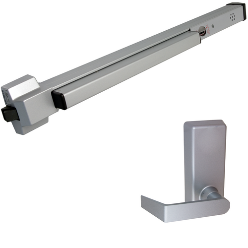 Von Duprin 22L-BE-F-689-36 LHR ALK Alarmed Fire Rated Rim Exit Device with 230L-BE Lever Trim, LHR, 36in, Grade 1