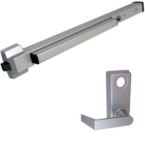 Von Duprin 22L-F-689-48 LHR ALK Alarmed Fire Rated Rim Exit Device, 230L Lever Trim, LHR, 48in, Grade 1