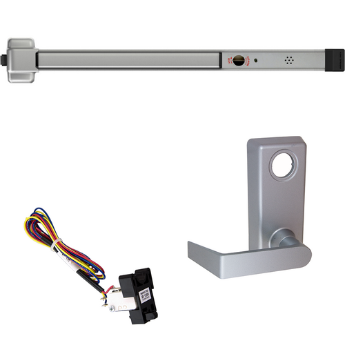 Von Duprin RX-22L-689-36 LHR ALK KIT - RX Alarmed Rim Exit Device, 230L Lever Trim, 36in, Grade 1, LHR