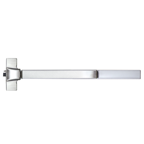 Security Door Controls S6101-F-U-48 Rim Exit Device, Exit Only, Fire Rated, 48in, 630/US32D Stainless Steel