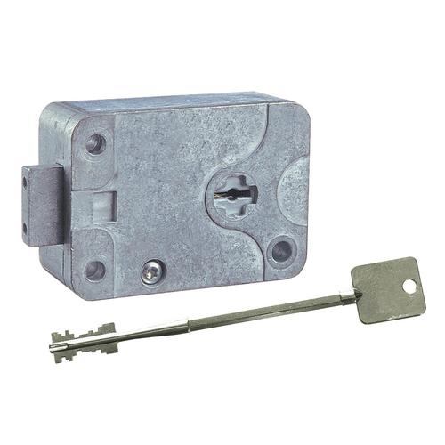 Sargent & Greenleaf 6870-008 High Security Key Lock Set, Square Bolt, 2 Brass Keys, 115mm Length