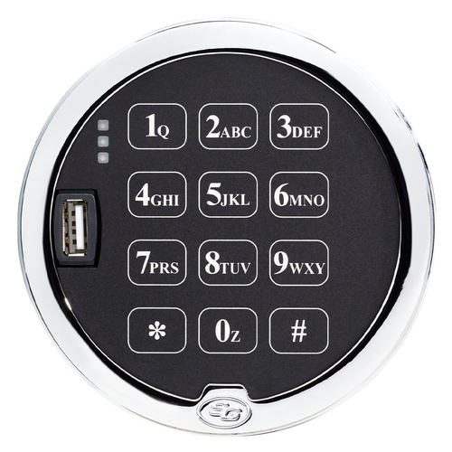 Sargent & Greenleaf 3028-102 Audit 2.0 Electronic Safe Lock - 100 Users, Auto-Relocking, Dual Control