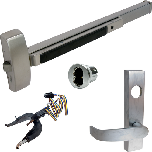 Sargent 55-70-8813G-ETL-32D LHR 8800 Series Rim Exit Device, RX, Classroom Lever Trim, Keyed, Grade 1, LHR