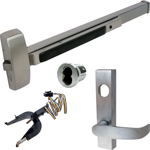 Sargent 55-70-8813G-ETL-32D RHR 8800 Series Rim Exit Device, RX, Classroom Lever Trim, Keyed, Grade 1, RHR