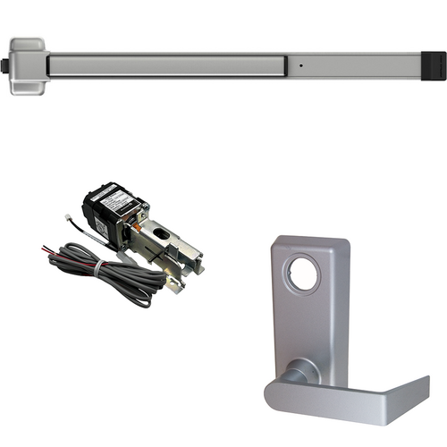 Von Duprin QELA-22L-689-48 RHR QEL Rim Exit Device, 230L Lever Trim, RHR, 48in, No Dogging, Grade 1, Aluminum
