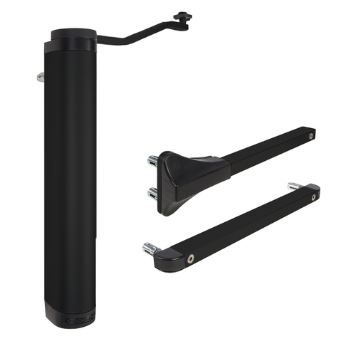Locinox USA VERTICLOSE-2-9005 Hydraulic Gate Closer for 90 and 180 Degree, RAL9005/Black