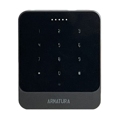 ZKTeco AMT-EP20CKQ-M QR Code Scanner Keypad Reader, Bluetooth, 13.56MHz, 125kHz, Single Gang