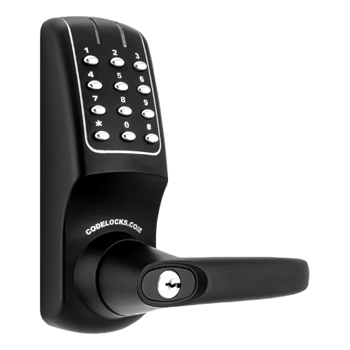 Codelocks CL5210 DND US BK 80 User Electronic Keypad Lever Lock, DND, Grade 2, NetCode, Solid Black