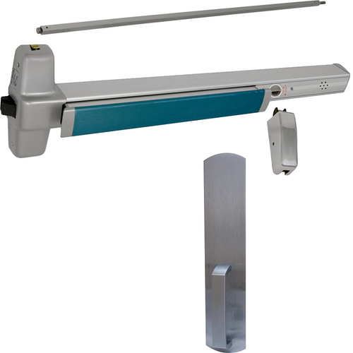 Von Duprin RX-9927DT-628-48-LBR-ALK Alarmed Exit Device Kit with RX Switch 990DT Dummy Pull, Satin Aluminum