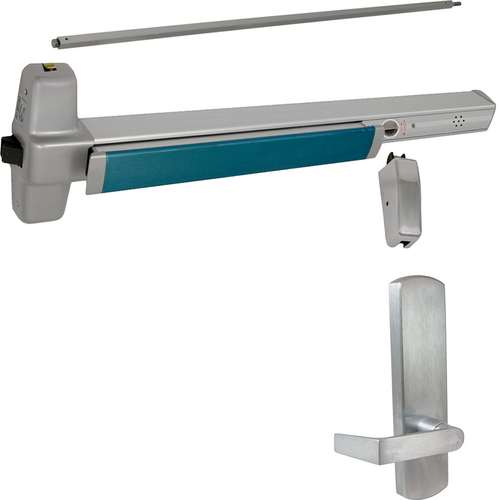 Von Duprin RX-9927L-DT-628-48-LBR-LHR-06-ALK Alarmed Exit Device Kit with Dummy Lever Trim, Grade 1, Satin Aluminum