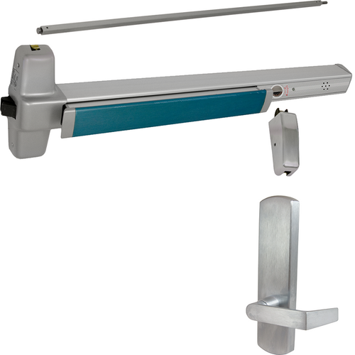 Von Duprin RX-9927L-DT-628-48-LBR-RHR-06-ALK Alarmed Exit Device Kit with Dummy Lever Trim, RHR, Grade 1, Satin Aluminum