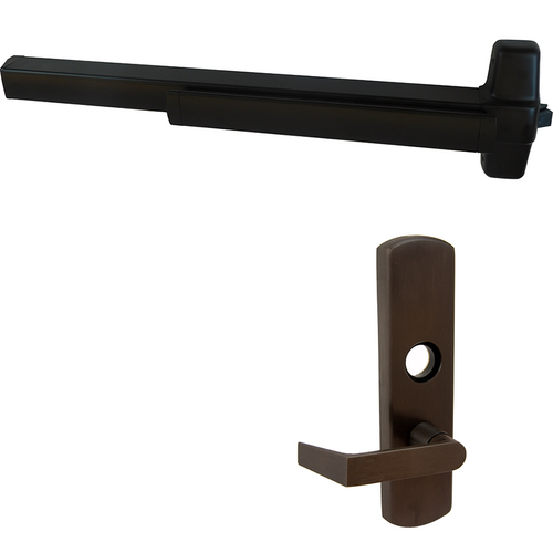 Von Duprin LD-98L-710-48-LHR 06 KIT Less Dogging Rim Exit Device 996L-06 Lever Trim LHR 48in Grade 1 Dark Bronze