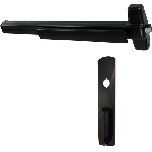 Von Duprin LD-99NL-711-36 Less Dogging Rim Exit Device, 990NL Nightlatch Trim, 36in, Grade 1, Flat Black
