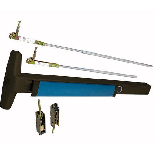 Von Duprin CD-3347A-EO-710-36 Cylinder Dogging CVR Concealed Vertical Rod Exit Device, 36in-100in, Grade 1