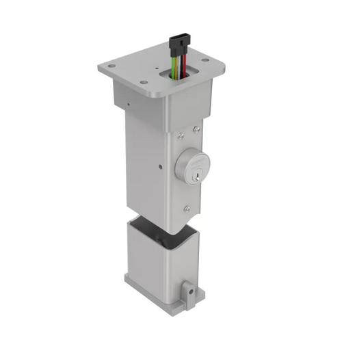 Sargent EL980-86IN-PRIME COAT Electric Lockable Removable Mullion, 86in Steel, Less Cylinder, Non-Fire Rated