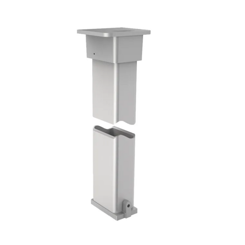 Sargent 980S-86IN-PRIME COAT Removable Mullion, 86in, Steel, Non-Fire Rated, 600/USP Prime Coat