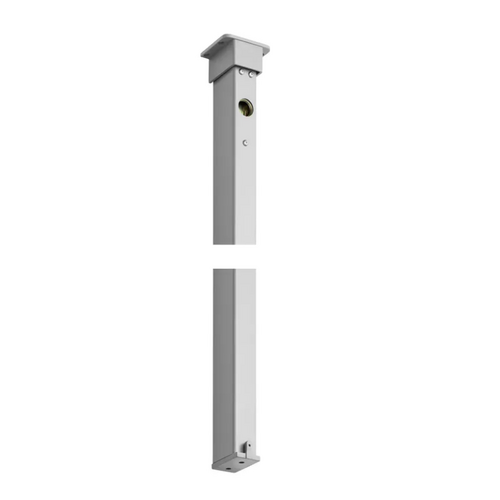 Sargent 12-L980-86IN-PRIME COAT Lockable Removable Mullion, Fire Rated Steel, 86in, Less Cylinder, 600/USP