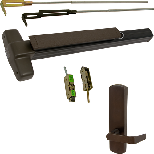 Von Duprin CD-9847L-DT-710-36-RHR 06 CVR Concealed Vertical Rod Exit Device with Dummy Lever Trim, Dark Bronze