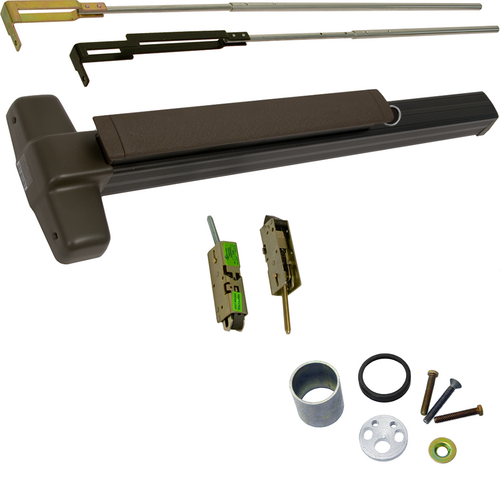 Von Duprin CD-9847NL-OP-710-36 CVR Concealed Vertical Rod Exit Device with Nightlatch Cylinder Assembly Trim