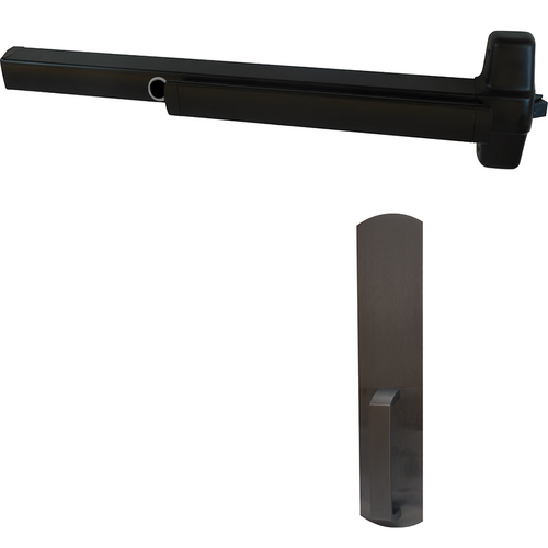 Von Duprin CD-98DT-710-48 Cylinder Dogging Rim Exit Device Kit, 990DT Dummy Trim, 48in, Grade 1, Dark Bronze