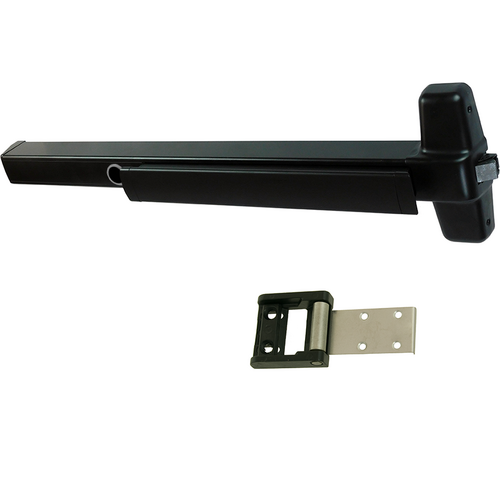 Von Duprin CD-98EO-711-36 1439 Cylinder Dogging Rim Exit Device, 36in, Low Profile Roller Strike, Grade 1, Black
