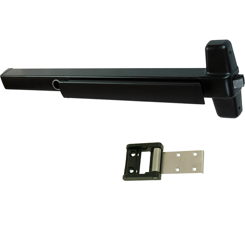 Von Duprin CD-98EO-711-48 1439 Cylinder Dogging Rim Exit Device, 48in, Low Profile Roller Strike, Grade 1, Black
