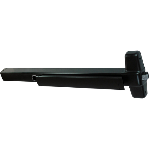 Von Duprin CD-98EO-711-48 LS Cylinder Dogging Rim Exit Device, Exit Only, 48in, Grade 1, Flat Black