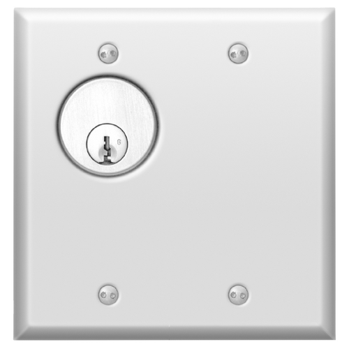 Security Door Controls 707T-U Double Gang (2) Momentary SPDT Single Pole Double Throw