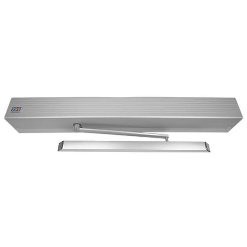 Security Door Controls AUTOS-2-36-V Low Energy Swing Door Operator, Auto Series, Single Pull Arm, Satin Aluminum