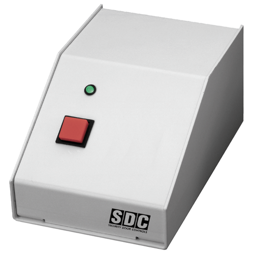 Security Door Controls DTMO-1 One Momentary Switch, Mini Desktop Remote Control Console, Tri-Color LED