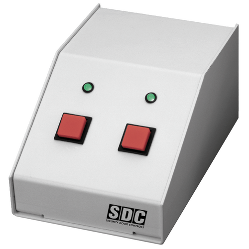 Security Door Controls DTMA-2 Mini Desktop Remote Control Console with 2 AA Switches Tri-Color LED