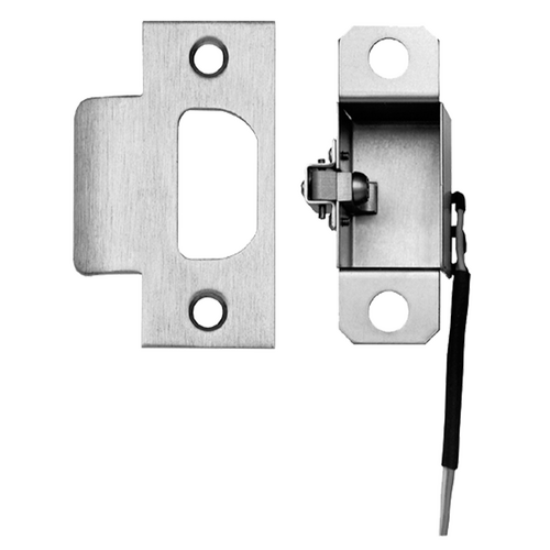 Security Door Controls MS-12 Monitoring Strike with Latch Status, REX, for Cylindrical Lock or Deadbolt