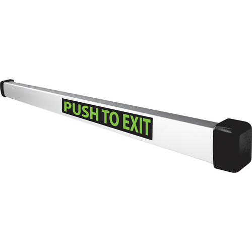 Security Door Controls MSB550-2WV-36 Weatherized Non-Latching Exit Switch Bar with PT-2U Power Transfer, 36in