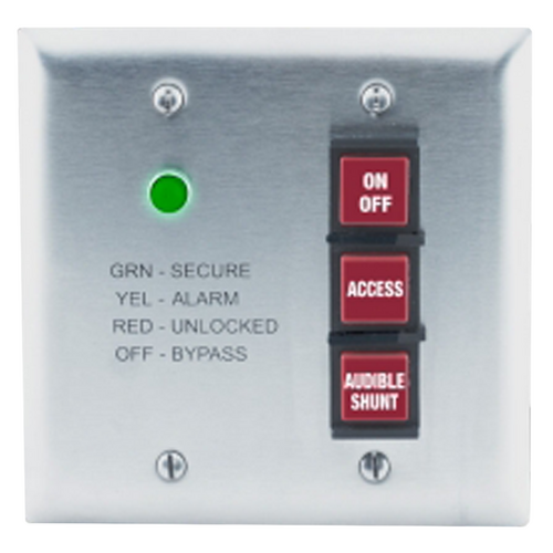 Security Door Controls 101-PAM Single Door Indicator for Delayed Egress with Alarm Shunt and Bypass