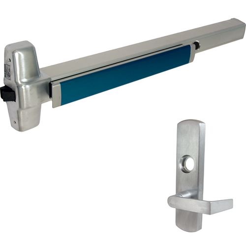 Von Duprin CD-XP98L-626-36-RHR 06 Cylinder Dogging Rim Exit Device, 996L-06 Lever Trim, RHR, 36in, Grade 1, Satin Chrome